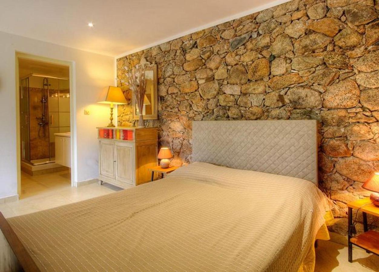 Studio Confortable Avec Vue Sur La Montagne A Moltifao 30M² Jardin 外观 照片